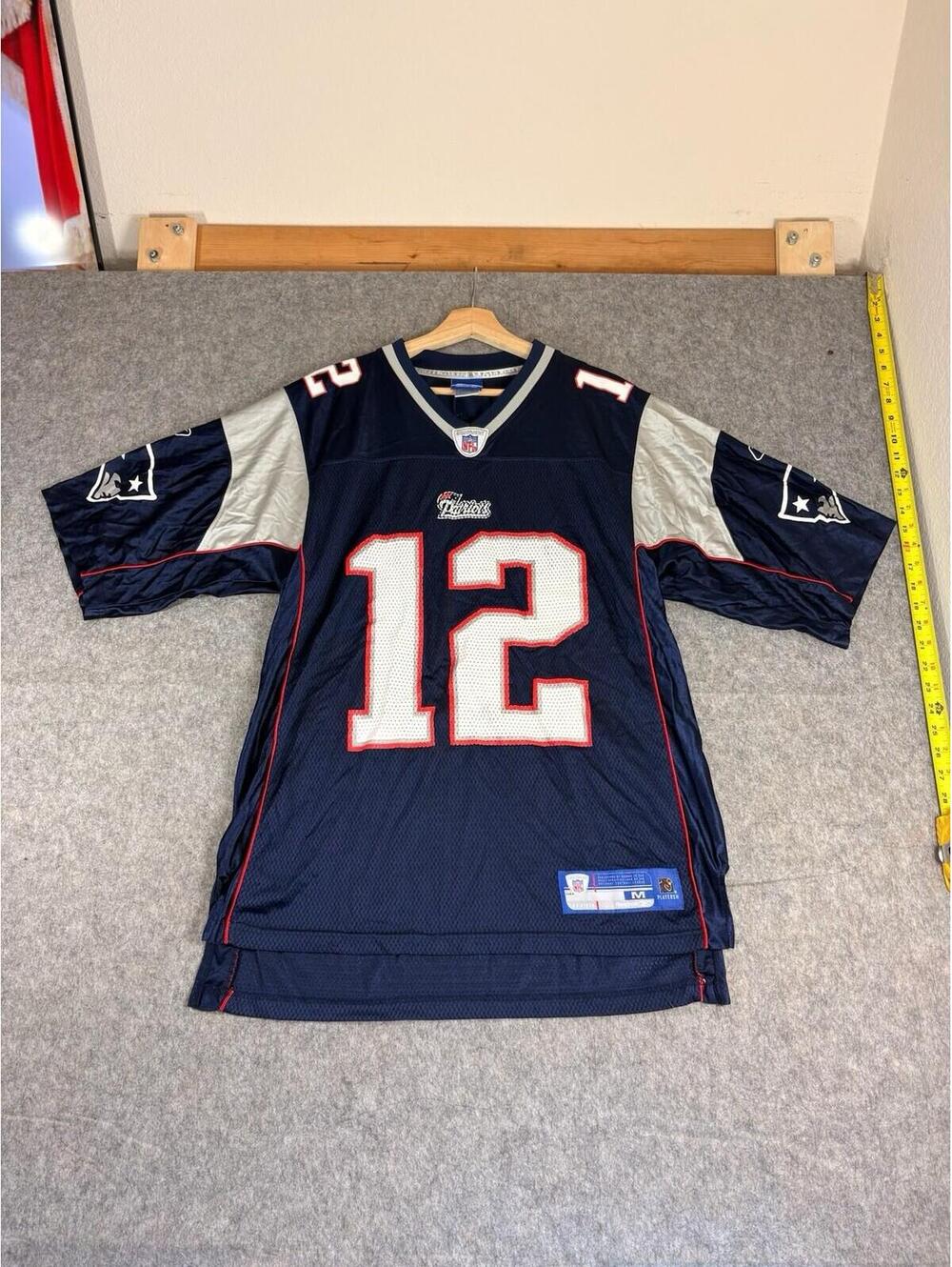 New England Patriots #12 Tom Brady Reebok  Jersey Size Medium